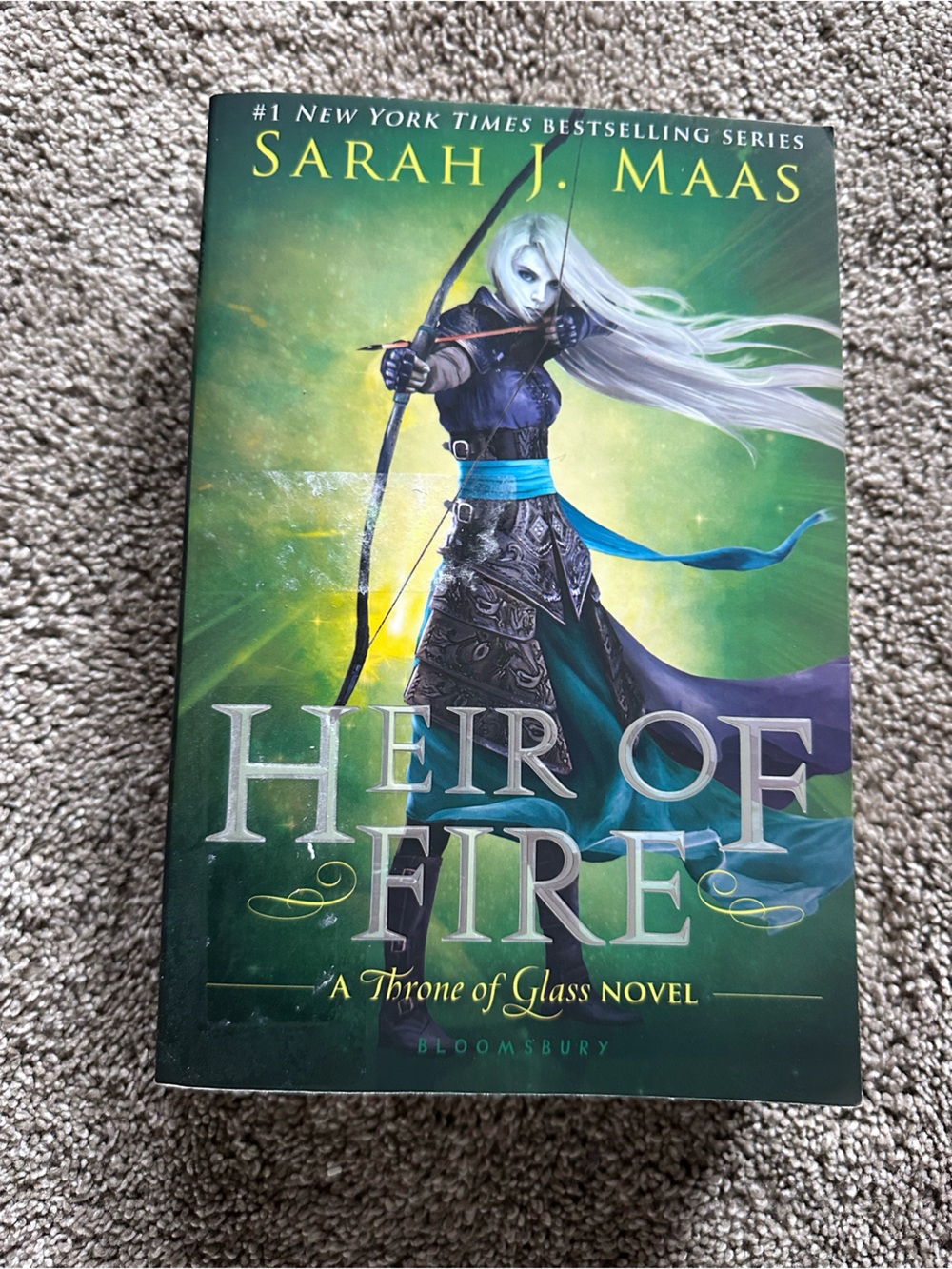 Heir of Fire by Sarah J. Maas -OOP Cover Original Throne of Glass Series